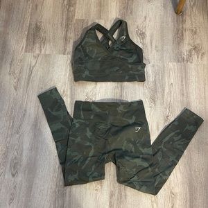 Gymshark seamless leggings and sport bra